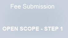 Submit fee step 1