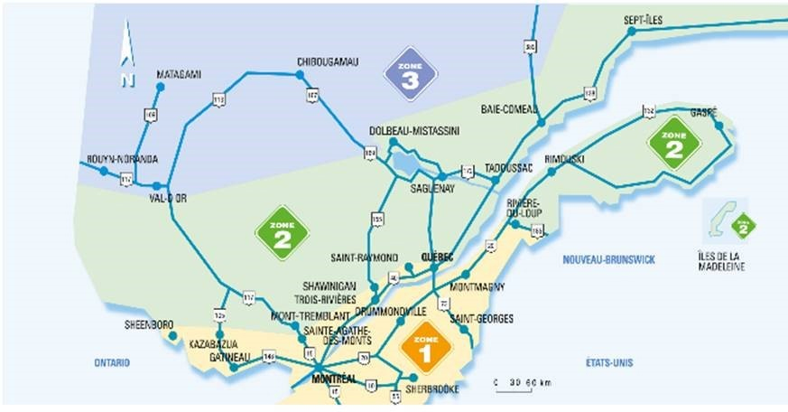 Spring Weight Restrictions map 2023