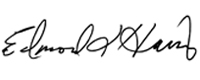 Ed Harris Signature