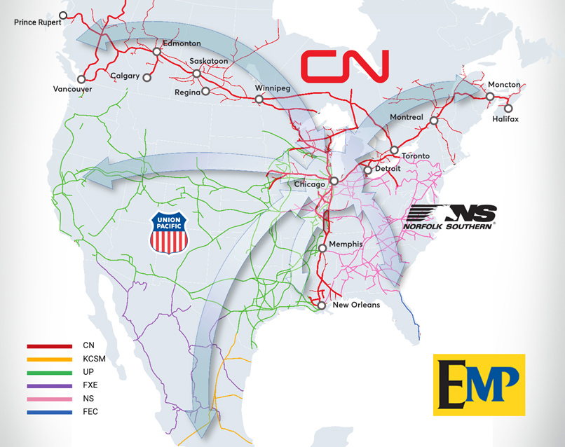 EMP Extended Network Map
