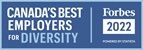Forbes Bes Employer for Diversity 2022 logo 