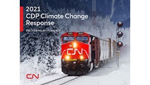 CN Train during Winter. CDP 2021 cover image