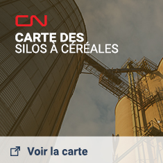 Carte des silos à céréales